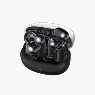 Minimalist noise-cancelling clip-on Bluetooth headset