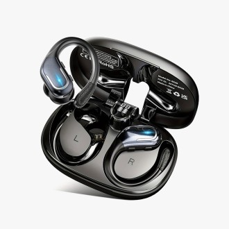 Black high-fidelity sound quality ear-hook Bluetooth headset