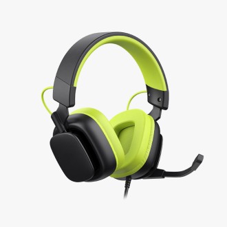 Stylish noise-cancelling wired gaming headset