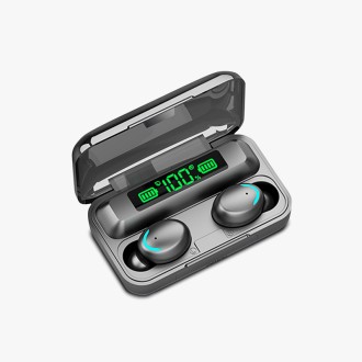 Digital display touch in-ear bluetooth headphones