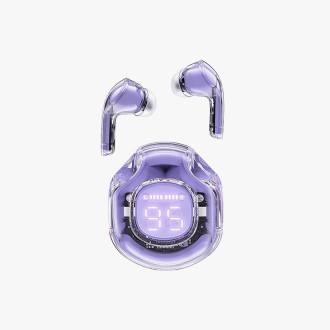 Transparent mechanical wind in-ear bluetooth headphones