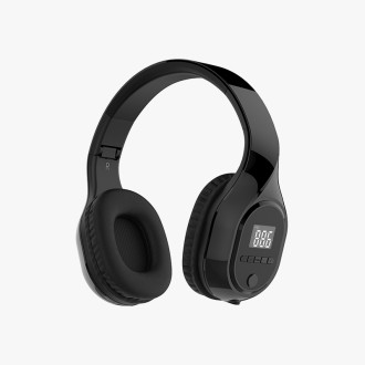 New foldable digital display Bluetooth headset