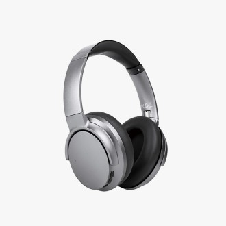Stereo noise cancelling foldable headphones