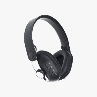 Deep bass active noise cancelling bluetooth headphones