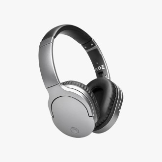 Trendy matte stereo bluetooth headphones