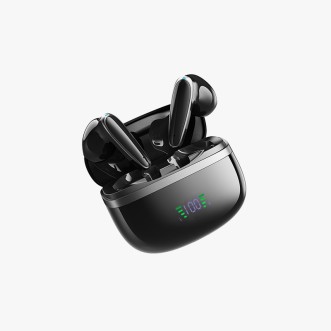 ENC noise cancelling semi-in-ear bluetooth headphones