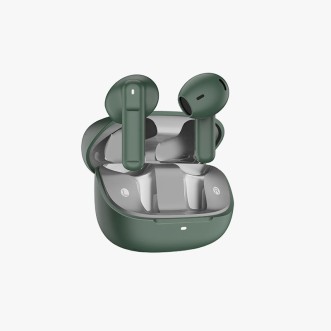 Waterproof noise cancelling semi-in-ear bluetooth headphones