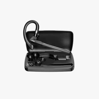 Business active noise cancelling bluetooth single headphones