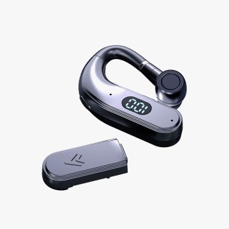 Waterproof replaceable battery bluetooth single earphone