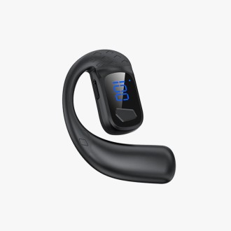 Rotating digital display ear-hook Bluetooth single headset